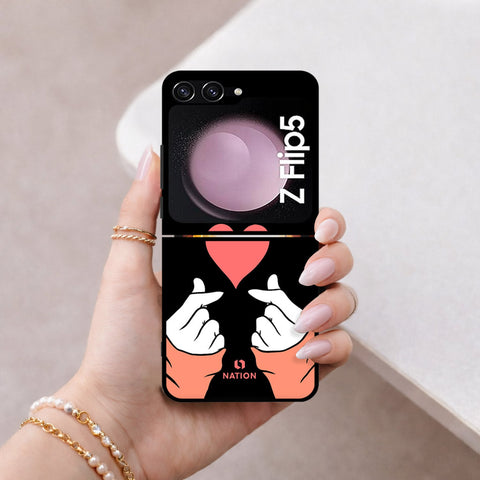 Samsung Galaxy Z Flip 6 Cover - Onation Heart Series - HQ Premium Shine Durable Shatterproof Case