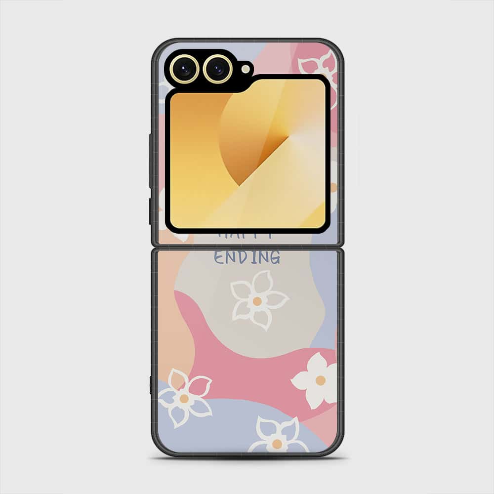 Samsung Galaxy Z Flip 6 Cover - Happy Series - HQ Premium Shine Durable Shatterproof Case