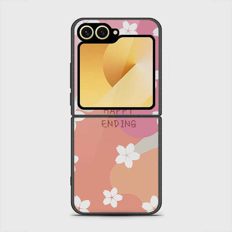 Samsung Galaxy Z Flip 6 Cover - Happy Series - HQ Premium Shine Durable Shatterproof Case