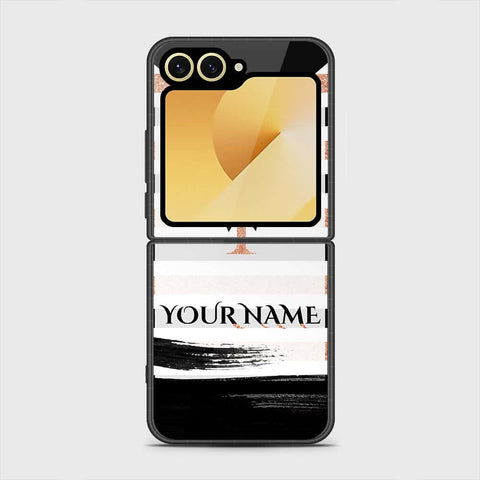 Samsung Galaxy Z Flip 6 Cover - Personalized Alphabet Series - HQ Premium Shine Durable Shatterproof Case