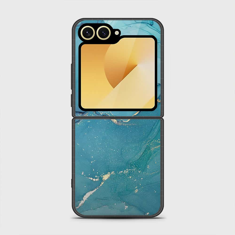Samsung Galaxy Z Flip 6 Cover - Mystic Marble Series - HQ Premium Shine Durable Shatterproof Case (Fast Delivery))