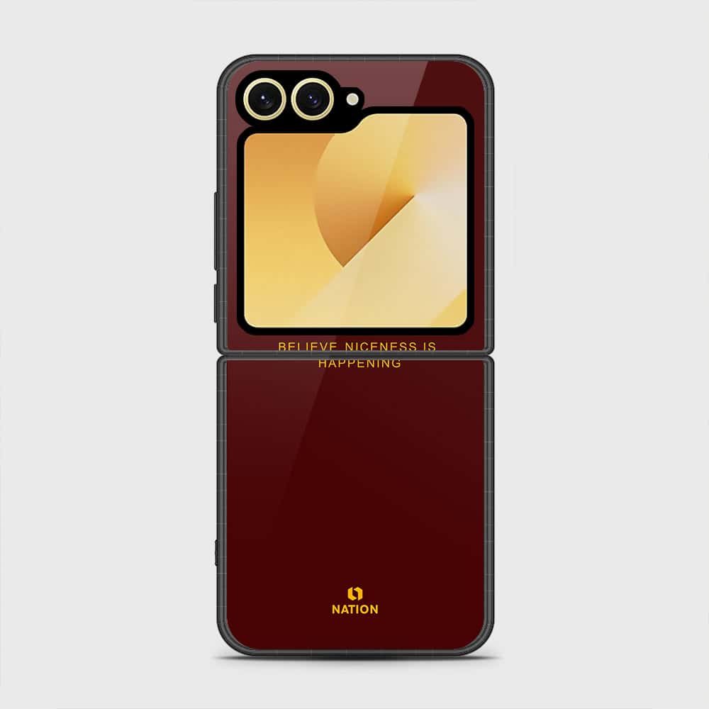 Samsung Galaxy Z Flip 6 Cover - Nice Series - HQ Premium Shine Durable Shatterproof Case (Fast Delivery) (H)
