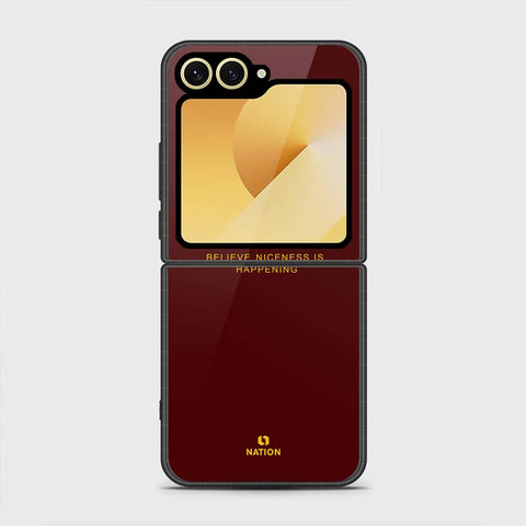 Samsung Galaxy Z Flip 6 Cover - Nice Series - HQ Premium Shine Durable Shatterproof Case (Fast Delivery) (H)