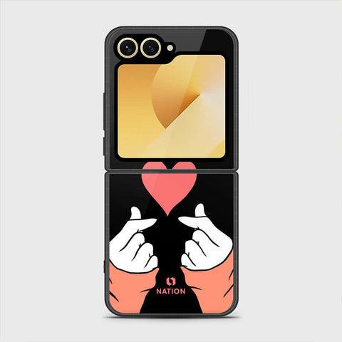 Samsung Galaxy Z Flip 6 Cover - Onation Heart Series - HQ Premium Shine Durable Shatterproof Case