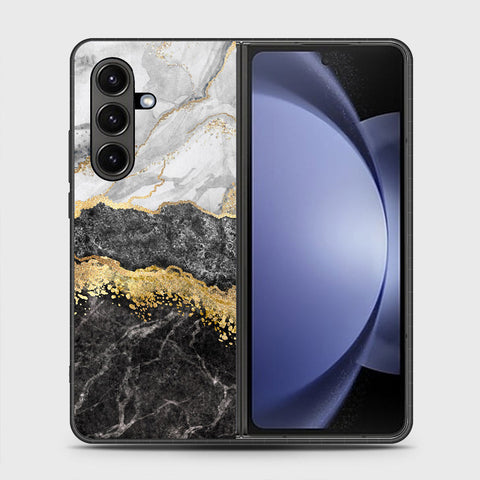 Samsung Galaxy Z Fold 7 - Colorful Marble Series - HQ Premium Shine Durable Shatterproof Case