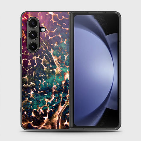 Samsung Galaxy Z Fold 7 - Colorful Marble Series - HQ Premium Shine Durable Shatterproof Case