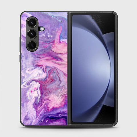Samsung Galaxy Z Fold 7 - Colorful Marble Series - HQ Premium Shine Durable Shatterproof Case