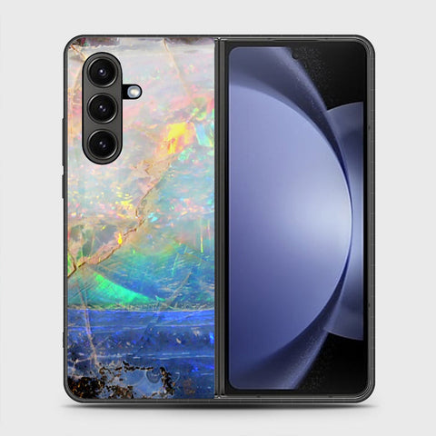 Samsung Galaxy Z Fold 7 - Colorful Marble Series - HQ Premium Shine Durable Shatterproof Case