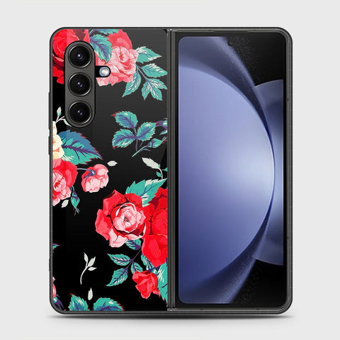 Samsung Galaxy Z Fold 7 - Floral Series - HQ Premium Shine Durable Shatterproof Case