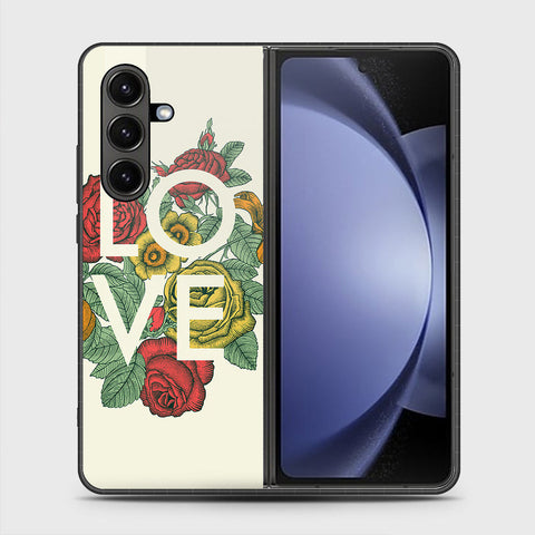 Samsung Galaxy Z Fold 7 - Floral Series 2 - HQ Premium Shine Durable Shatterproof Case