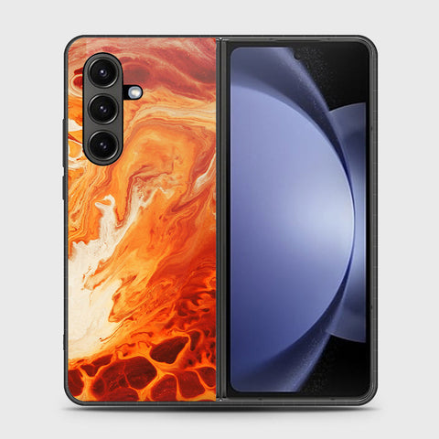 Samsung Galaxy Z Fold 7 - Mystic Marble Series - HQ Premium Shine Durable Shatterproof Case