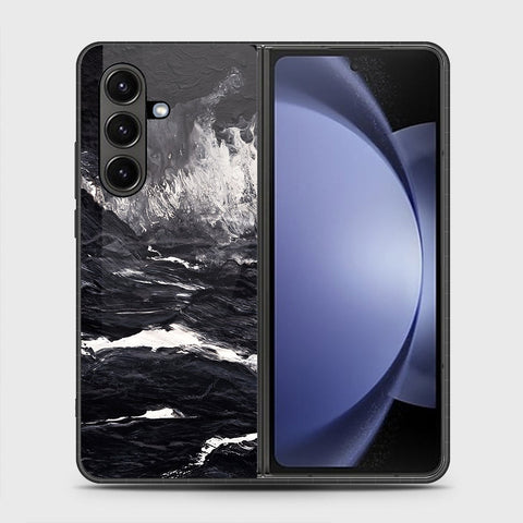 Samsung Galaxy Z Fold 7 - Black Marble Series - HQ Premium Shine Durable Shatterproof Case