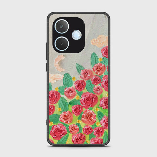 Oppo A5 Pro 4G - Floral Series - Design 10 - Red & Green - HQ Premium Shine Durable Shatterproof Case