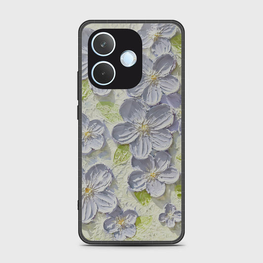 Oppo A5 Pro 4G - Floral Series - Design 12 - Grey & Green - HQ Premium Shine Durable Shatterproof Case
