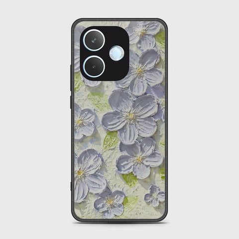 Oppo A5 Pro 4G - Floral Series - Design 12 - Grey & Green - HQ Premium Shine Durable Shatterproof Case