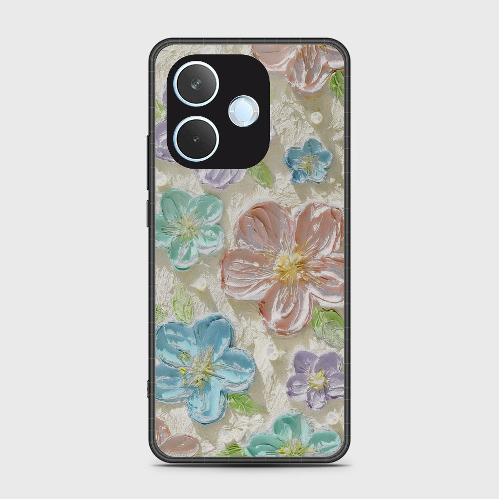 Oppo A5 Pro 5G Cover - Floral Series - Design 14 - Blue & Purple - HQ Premium Shine Durable Shatterproof Case