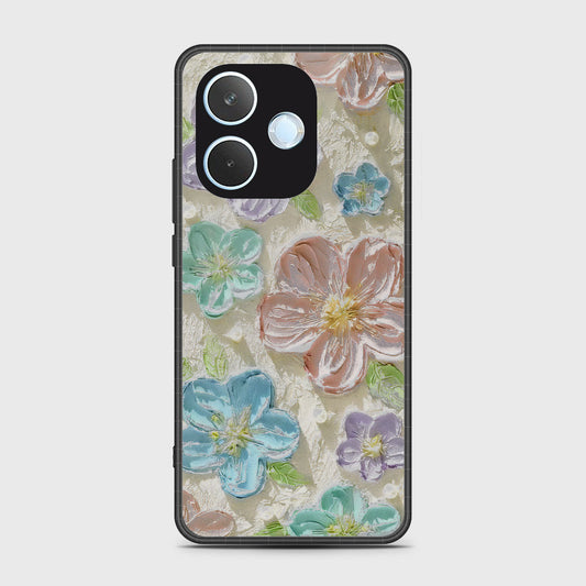 Oppo A5 Pro 4G - Floral Series - Design 14 - Blue & Purple - HQ Premium Shine Durable Shatterproof Case