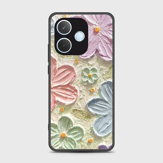 Oppo A5 Pro 4G - Floral Series - Design 15 - Blue & Green - HQ Premium Shine Durable Shatterproof Case
