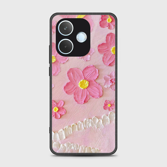Oppo A5 Pro 4G - Floral Series - Design 2 - Pink - HQ Premium Shine Durable Shatterproof Case