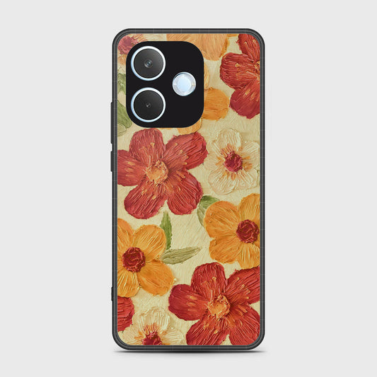 Oppo A5 Pro 4G - Floral Series - Design 6 - Red & Orange - HQ Premium Shine Durable Shatterproof Case
