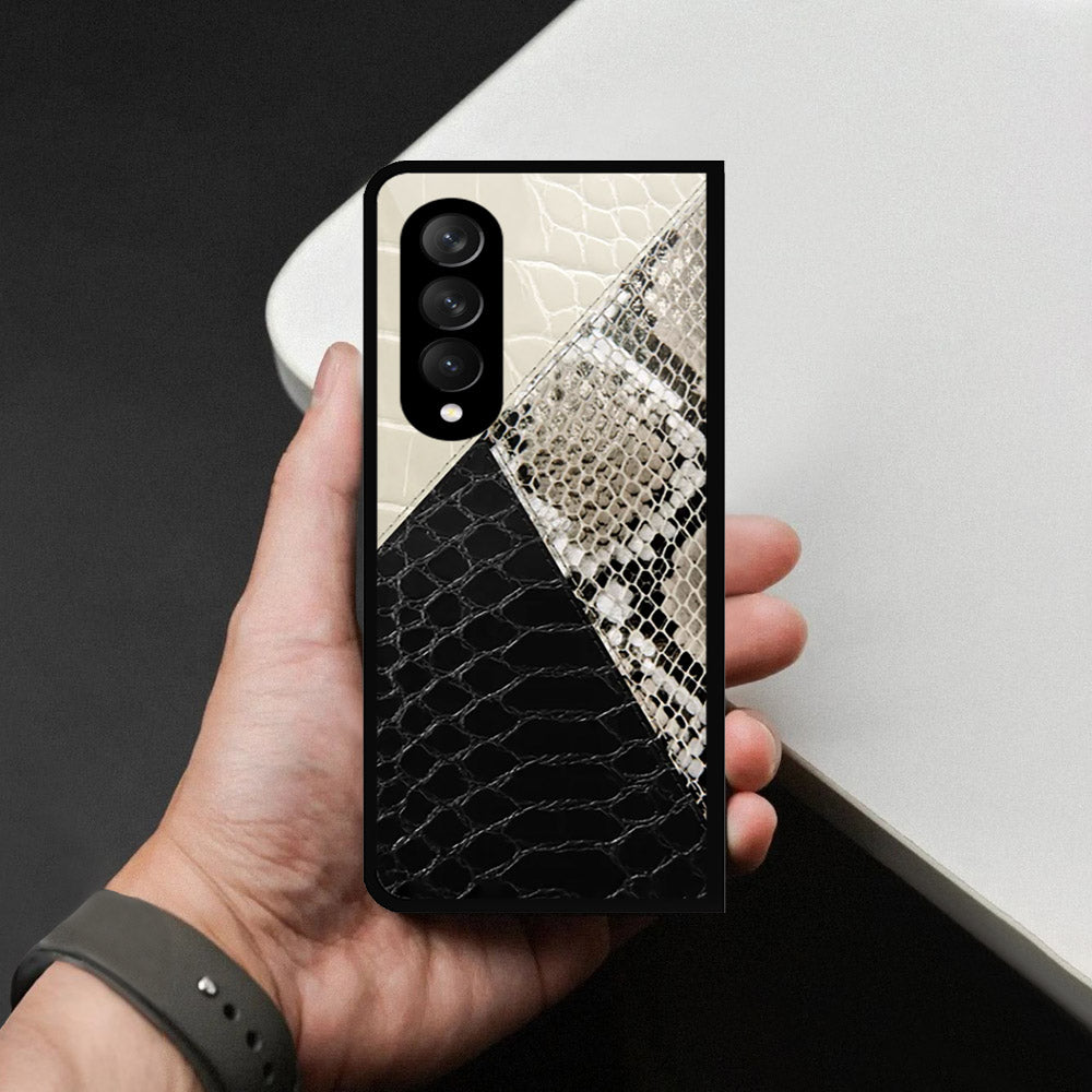 Samsung Galaxy Z Fold 3 5G Cover - Printed Skins Series - HQ Premium Shine Durable Shatterproof Case