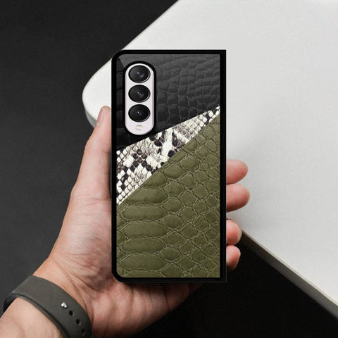 Samsung Galaxy Z Fold 4 5G Cover - Printed Skins Series - HQ Premium Shine Durable Shatterproof Case