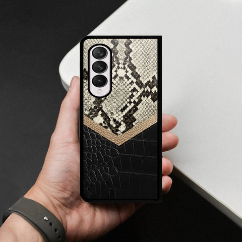 Samsung Galaxy Z Fold 4 5G Cover - Printed Skins Series - HQ Premium Shine Durable Shatterproof Case