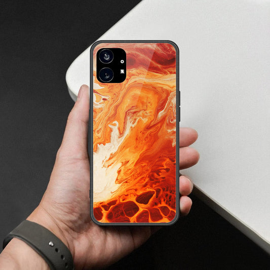 Nothing Phone 1 Cover - Mystic Marble Series - HQ Premium Shine Durable Shatterproof Case
