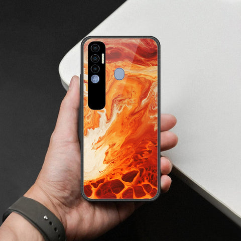Tecno Spark 7 Pro Cover - Mystic Marble Series - HQ Premium Shine Durable Shatterproof Case