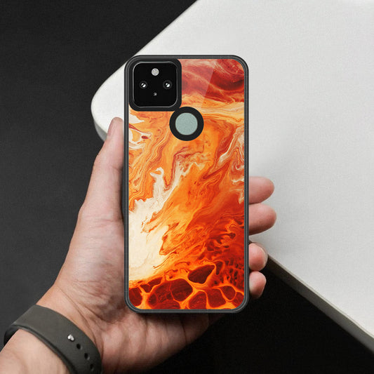 Google Pixel 4a 5G Cover - Mystic Marble Series - HQ Premium Shine Durable Shatterproof Case