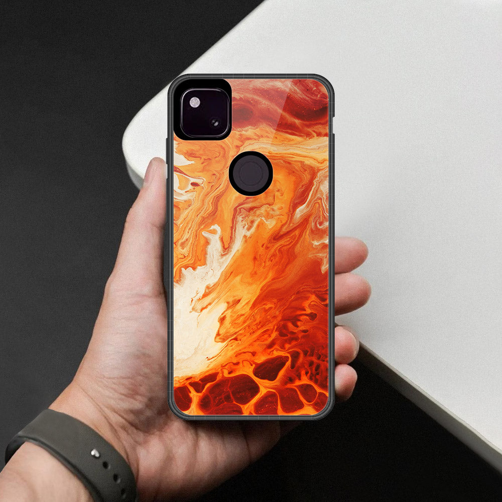 Google Pixel 4a 4G Cover - Mystic Marble Series - HQ Premium Shine Durable Shatterproof Case
