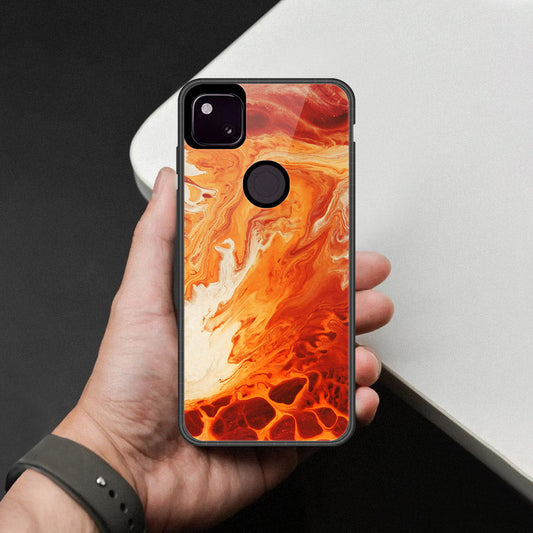 Google Pixel 4a 4G Cover - Mystic Marble Series - HQ Premium Shine Durable Shatterproof Case