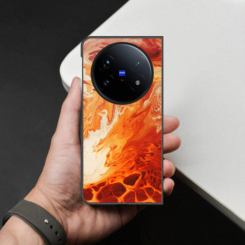 Vivo X Fold 5 Cover - Mystic Marble Series - HQ Premium Shine Durable Shatterproof Case