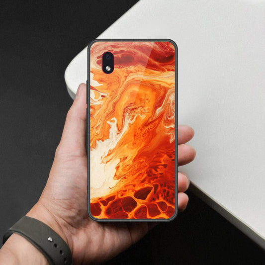 Samsung Galaxy A01 Core Cover - Mystic Marble Series - HQ Premium Shine Durable Shatterproof Case