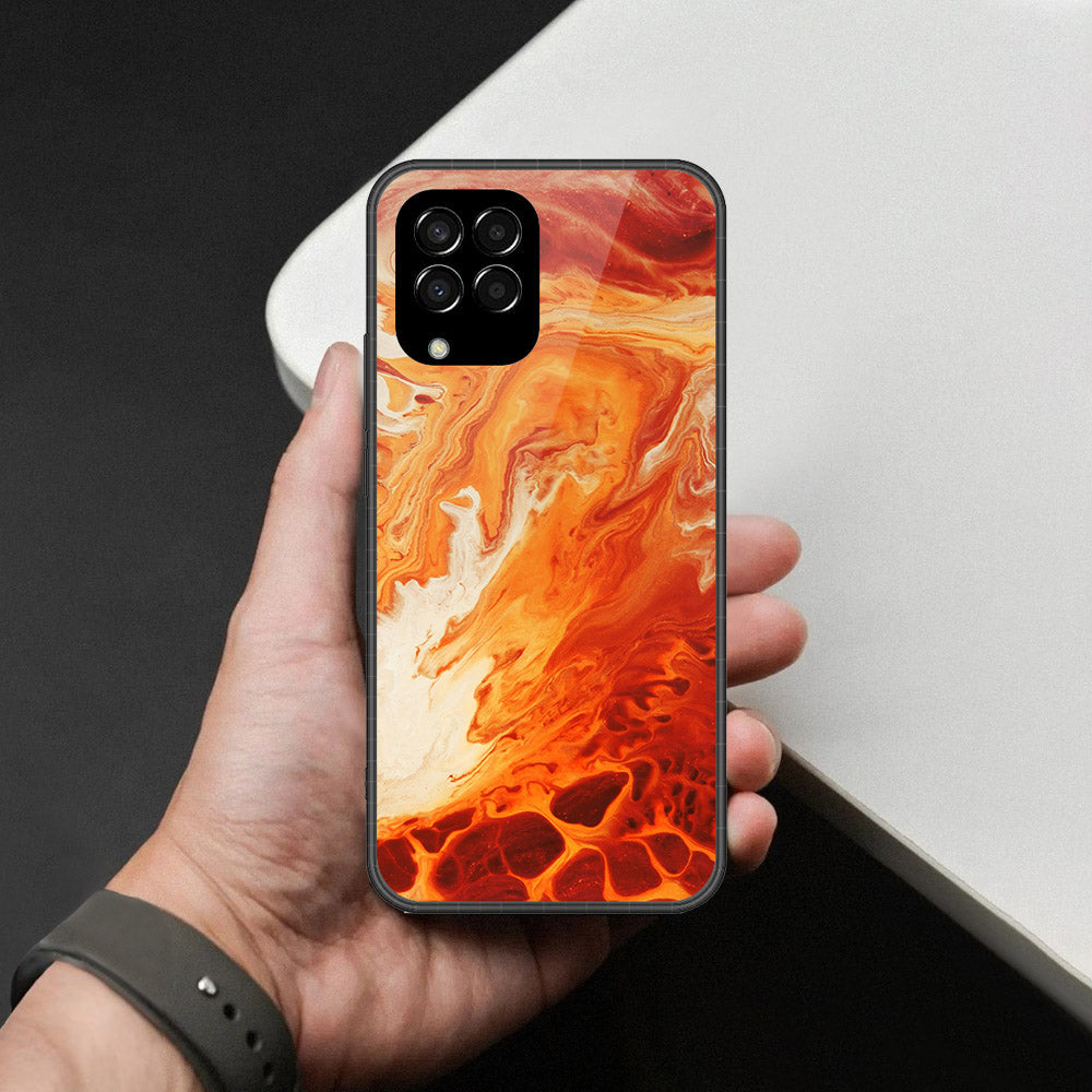 Samsung Galaxy M33 Cover - Mystic Marble Series - HQ Premium Shine Durable Shatterproof Case