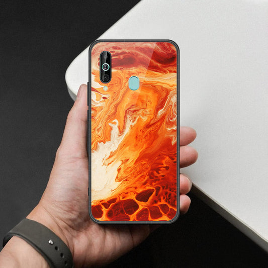 Samsung Galaxy A60 Cover - Mystic Marble Series - HQ Premium Shine Durable Shatterproof Case