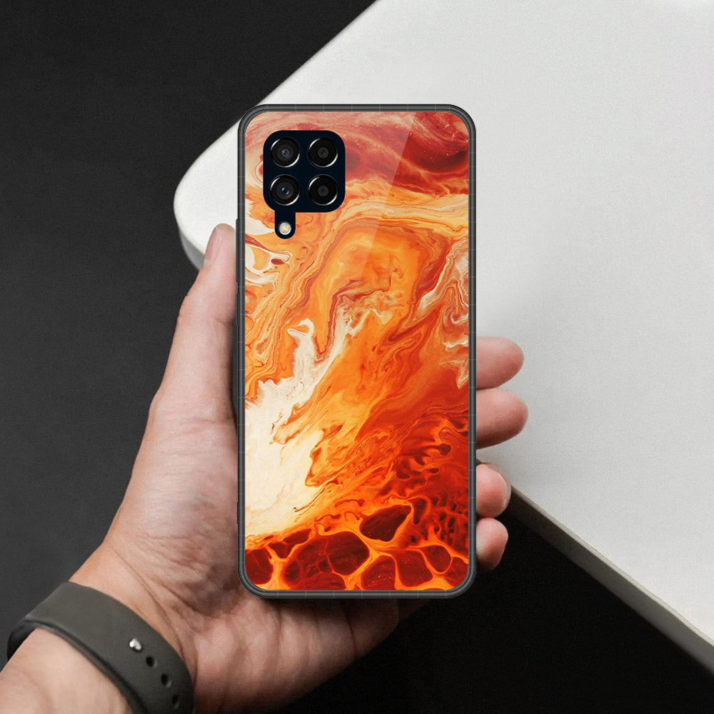 Samsung Galaxy M53 Cover - Mystic Marble Series - HQ Premium Shine Durable Shatterproof Case