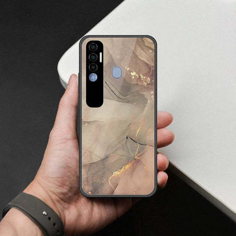 Tecno Spark 7 Pro Cover - Mystic Marble Series - HQ Premium Shine Durable Shatterproof Case