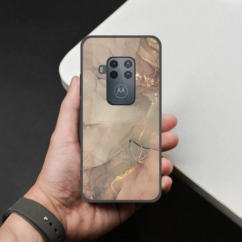 Motorola One Zoom Cover - Mystic Marble Series - HQ Premium Shine Durable Shatterproof Case