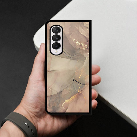 Samsung Galaxy Z Fold 4 5G Cover - Mystic Marble Series - HQ Premium Shine Durable Shatterproof Case