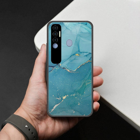 Tecno Spark 7 Pro Cover - Mystic Marble Series - HQ Premium Shine Durable Shatterproof Case
