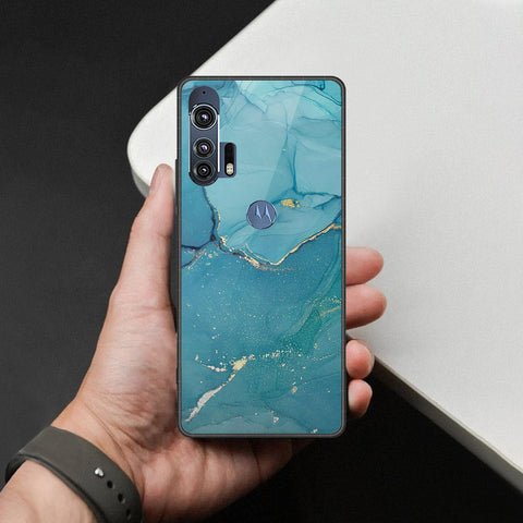 Motorola Edge Plus 2020 Cover - Mystic Marble Series - HQ Premium Shine Durable Shatterproof Case