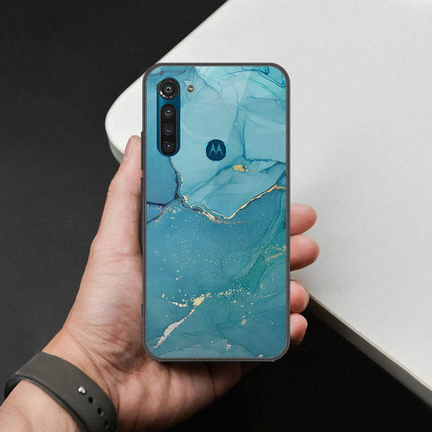 Motorola Moto G8 Power Cover - Mystic Marble Series - HQ Premium Shine Durable Shatterproof Case