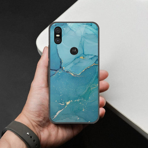 Motorola One Cover - Mystic Marble Series - HQ Premium Shine Durable Shatterproof Case
