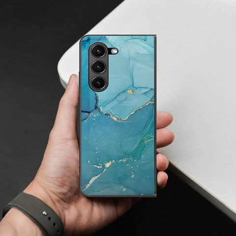 Samsung Galaxy Z Fold 6 5G Cover - Mystic Marble Series - HQ Premium Shine Durable Shatterproof Case