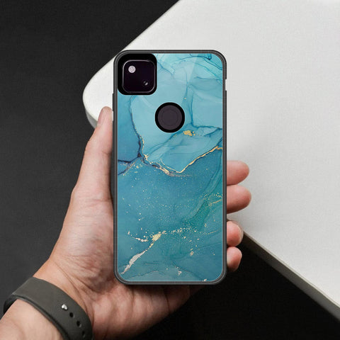 Google Pixel 4a 4G Cover - Mystic Marble Series - HQ Premium Shine Durable Shatterproof Case