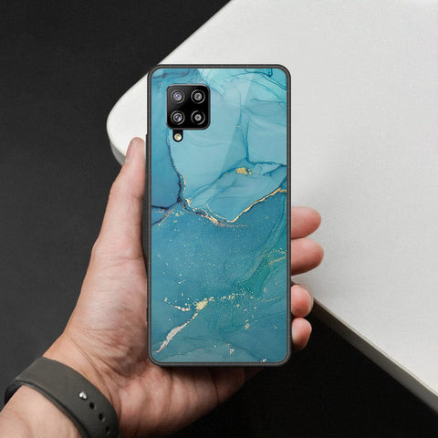 Samsung Galaxy A42 5G Cover - Mystic Marble Series - HQ Premium Shine Durable Shatterproof Case