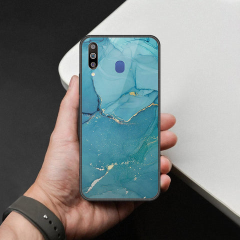 Samsung Galaxy M30 Cover - Mystic Marble Series - HQ Premium Shine Durable Shatterproof Case