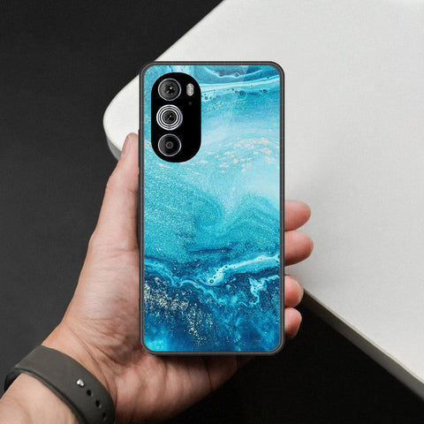 Motorola Edge 30 Pro Cover - Mystic Marble Series - HQ Premium Shine Durable Shatterproof Case