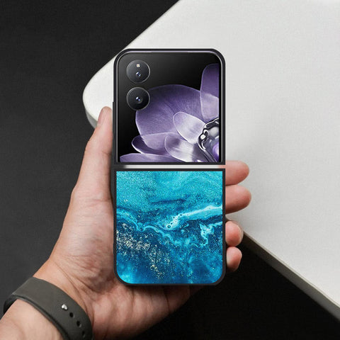 Xiaomi Mix Flip Cover - Mystic Marble Series - HQ Premium Shine Durable Shatterproof Case